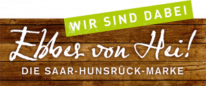 Ebbes von Hei Logo. Wir sind dabei! Die Saar-Hunsrück Marke